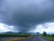 Voilà à quoi ressemble un orage tropical. Théoriquement, la saison des pluies ne commence qu'à la mi-août. Enfin, du moins, on essaye de s'en persuader !