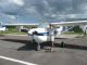 Maun, delta de l'Okavango...
Avec Sylvie, nous nous payons une petite gaufre : un survol du delta en avion...
Tony, australien de Melbourne est notre pilote.